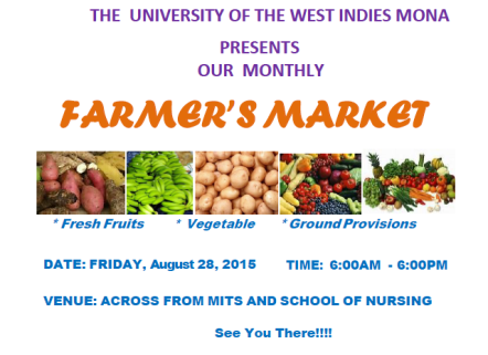 UWI Farmers Market August 2015 www.lifeofajamaican.wordpress.com