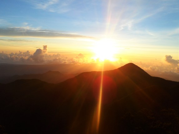 A photo, especially from a point and shoot camera, cannot in anyway grasp the true beauty of the Blue Mountain Peak sunrise! Breath taking - No really, I was out of breath by the time I got here.